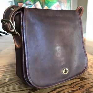 Vintage Coach Stewardess Saddle Bag